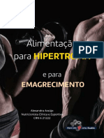 AlimentaÃ Ã o Hipertrofia X Emagrecimento