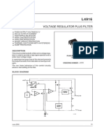 Voltage Regulator Plus Filter: Description