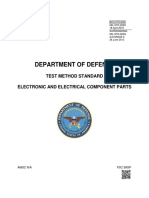 Department of Defense: Test Method Standard Electronic and Electrical Component Parts