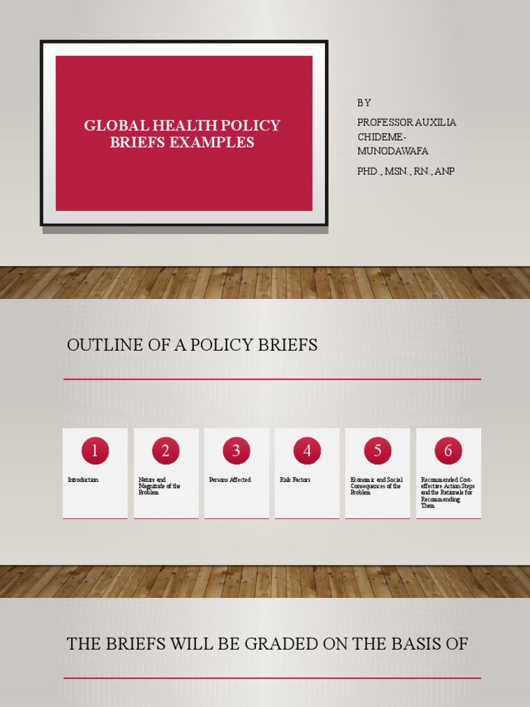 Global Health Policy Briefs | PDF | Childbirth | Maternal Health