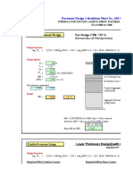 Flexible Pavement Design Calculation Spreadsheet According To AASHTO