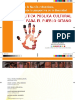 Politica Publica Cultural para El Pueblo Gitano - Min - Cultura