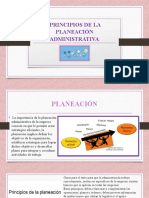 Principios de La Planeación Administrativa