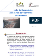 Desarrollo de Capacidades para La Red de Valor Ovina de Querétaro