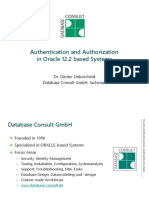 2017 DB Guenter Unbescheid Authentifizierung Und Autorisierung in Oracle Systemen Praesentation