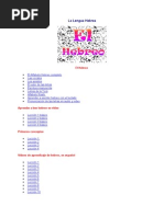 Aprende el alfabeto hebreo, vocales y pronunciación en 40 lecciones