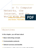 Chapter 7: Computer Networks, The Internet, and The World Wide Web