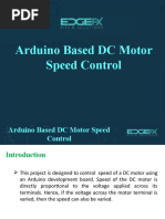 Arduino Based DC Motor Speed Control