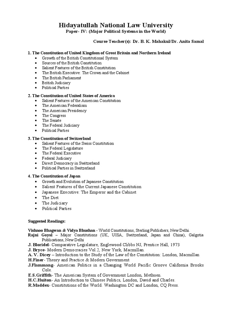 World Constitutions By Vishnoo Bhagwan Pdf