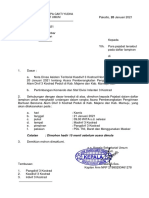 Undangan Pemberangkatan Pemberian Bantuan Bencana Alam Di Kab. Majenen Dan Kab. Mamuju