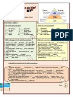 Prepositions of Place and Time