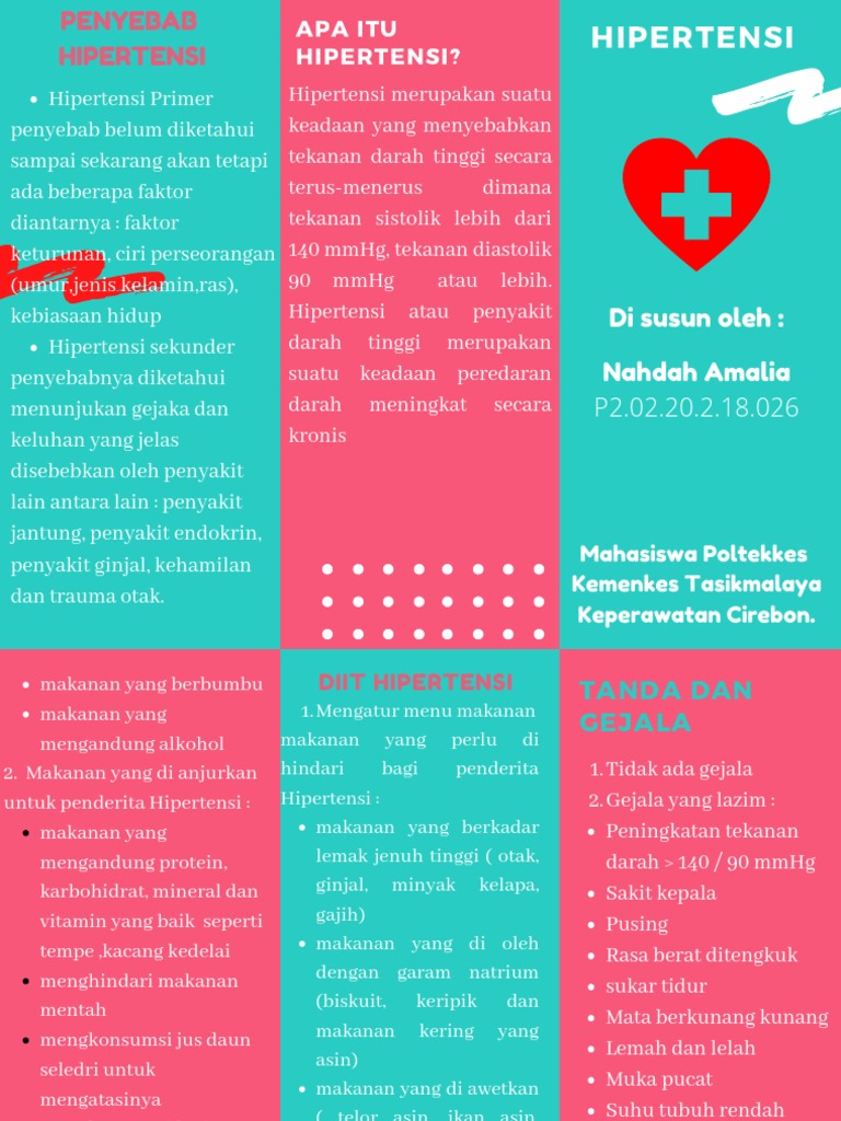 Pink And Blue Creative Trifold Brochure