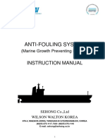 Anti-Fouling System: Instruction Manual