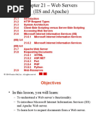 Chapter 21 - Web Servers (IIS and Apache) : 2004 Prentice Hall, Inc. All Rights Reserved