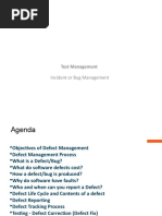 Test Management: Incident or Bug Management