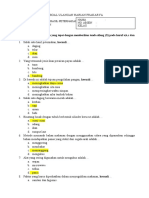 Soal Uh Prakarya 9 Pengolahan