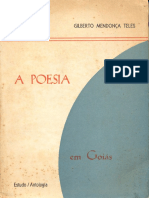A poesia em Goiás (Org. Gilberto Mendonça Telles)