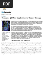 Download Coenzyme Q10 New Applications for Cancer Therapy by TUartist SN49289805 doc pdf