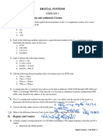 Digital Systems: I. Number Representation and Arithmetic Circuits