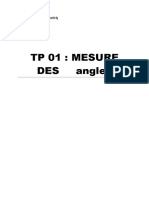 TP 01: Mesure DES Angles: (Tapez Le Nom de La Societe)
