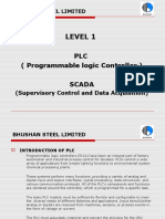 Level 1: PLC (Programmable Logic Controller) Scada