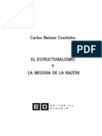 Carlos Nelson Coutinho, El Estructuralismo y La Miseria de La Razón