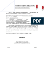 6 F-RPSS-05 CARTA COMPROMISO DE SERVICIO SOCIAL Rev0