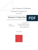 Shannon's Coding Theorems: Saint Mary's College of California