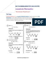 Concurso de Nombramiento Docente RM-Sucesiones Numericas I Ccesa007