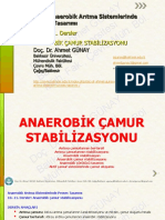 10 - 11 Doç DR Ahmet GÜNAY CMS 4109 Anaerobik Arıtım Süreçleri ÇAMUR STABİLİZASYONU