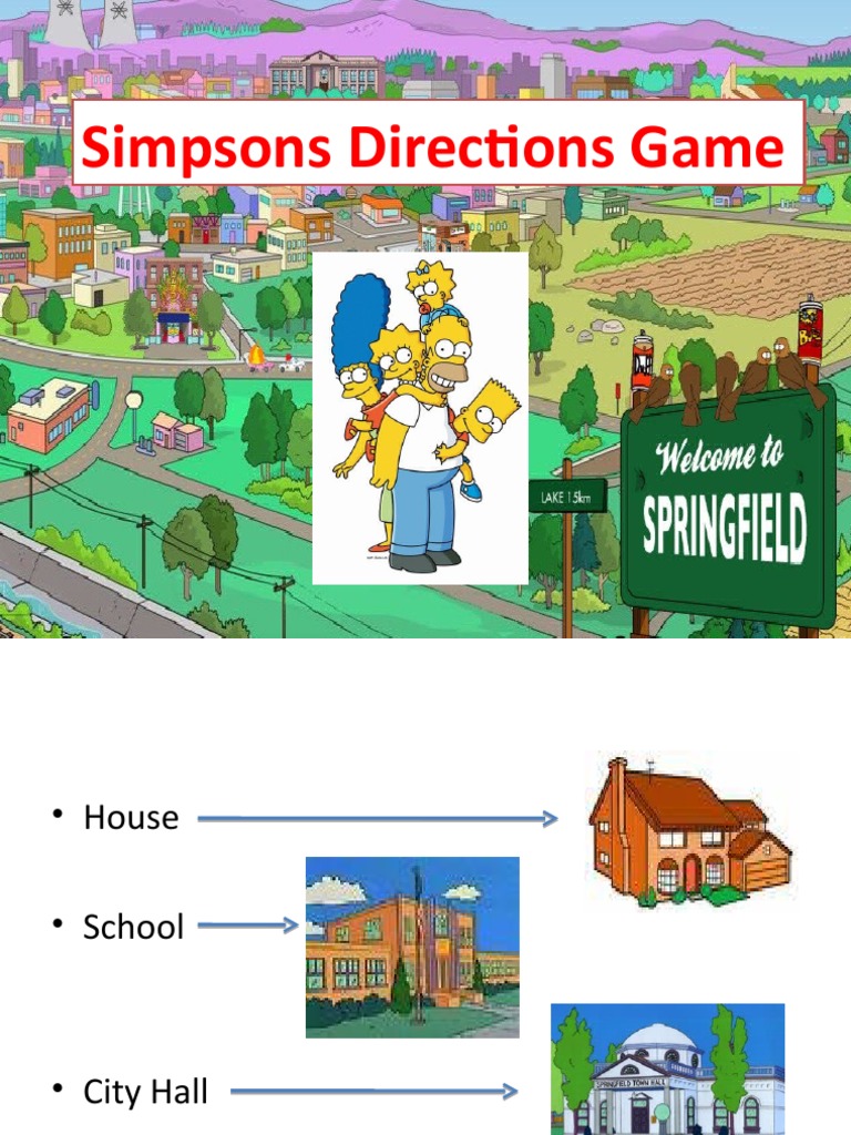 Simpsons Directions Game Guide | PDF | Lifestyle