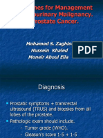 Guide Lines For Management of Prostate Cancer