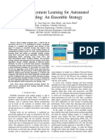 Deep Reinforcement Learning For Automated Stock Trading - An Ensemble Strategy