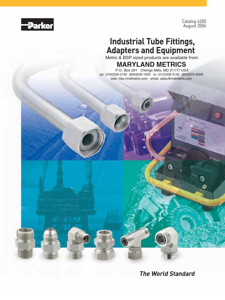 Parker Catalog 4300 - Industrial Tube Fitting, Adapters & Equipment (519  Pages) | PDF | Pipe (Fluid Conveyance) | Business
