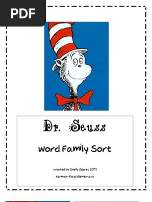 Cat in the Hat Word Sort