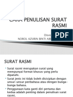 Contoh Karangan Surat Aduan