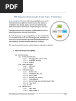 CCIE Enterprise Infrastructure (v1.0) Exam Topics - Practical Exam