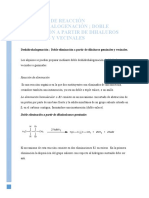 Mecanimo de Reacción Deshidrohalogenación Doble Eliminación A Partir de Dihaluros Geminales y Vecinales