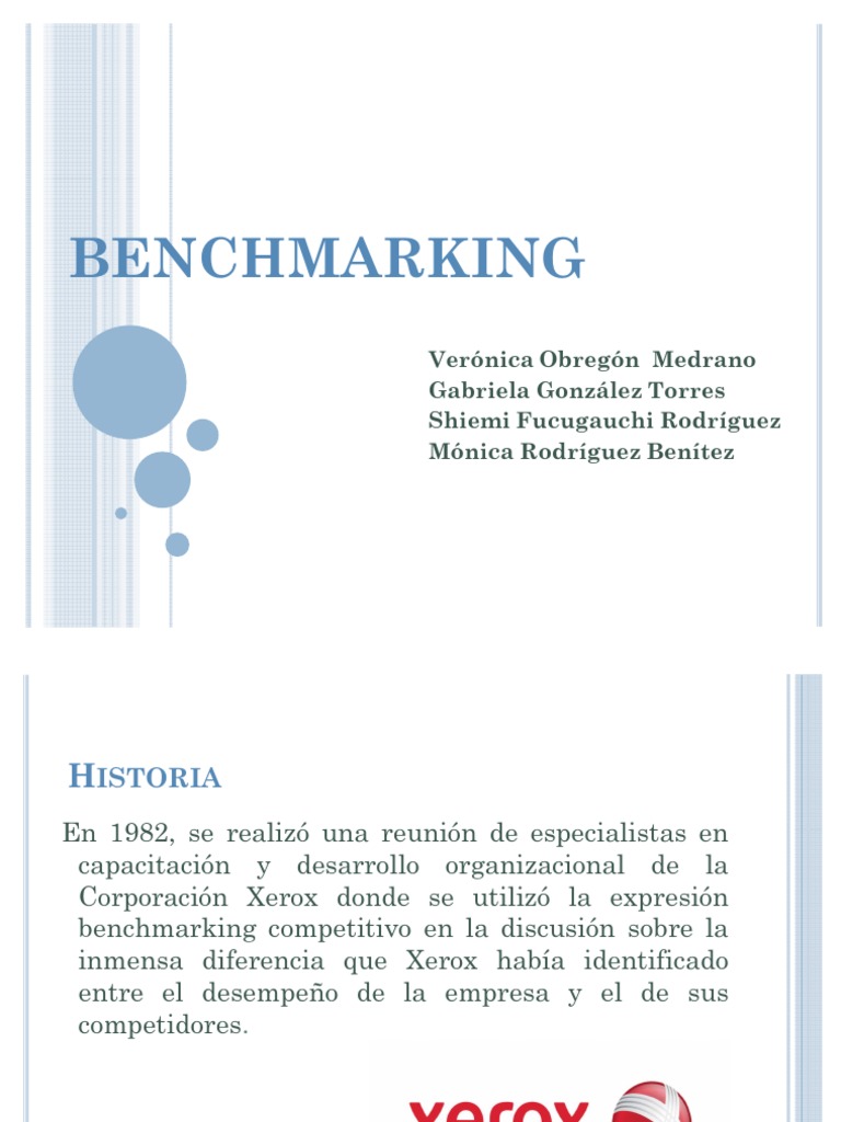 BENCHMARKING | PDF | Benchmarking | Business