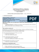 Activity Guide and Evaluation Rubric - Unit 1 - Task 1 - Elaboration