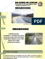 Universidad Nacional Del Altiplano: Irrigaciones