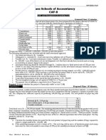 Skans Schools of Accountancy CAF-8: COST and Management Accounting-Test