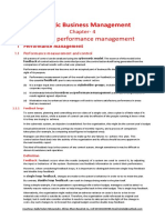 SBM Study Manual-Chapter-4 Strategic Performance Management-Theory