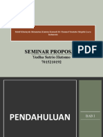 Seminar Proposal: Yudha Satrio Hutomo 7015210192