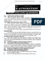 Chapter 3 - Office Automation - Notes