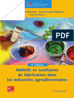 9782743010713 Additifs Et Auxiliaires de Fabrication Dans Les Iaa 4e Ed Collection Staa Sommaire