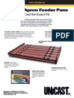 Unicast Apron Feeder Pans: Cast For Exact Fit