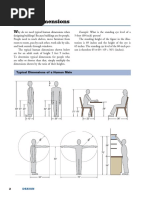 Average Standing Dimensions of Adults | PDF