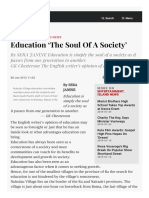 Education The Soul of A Society'224533