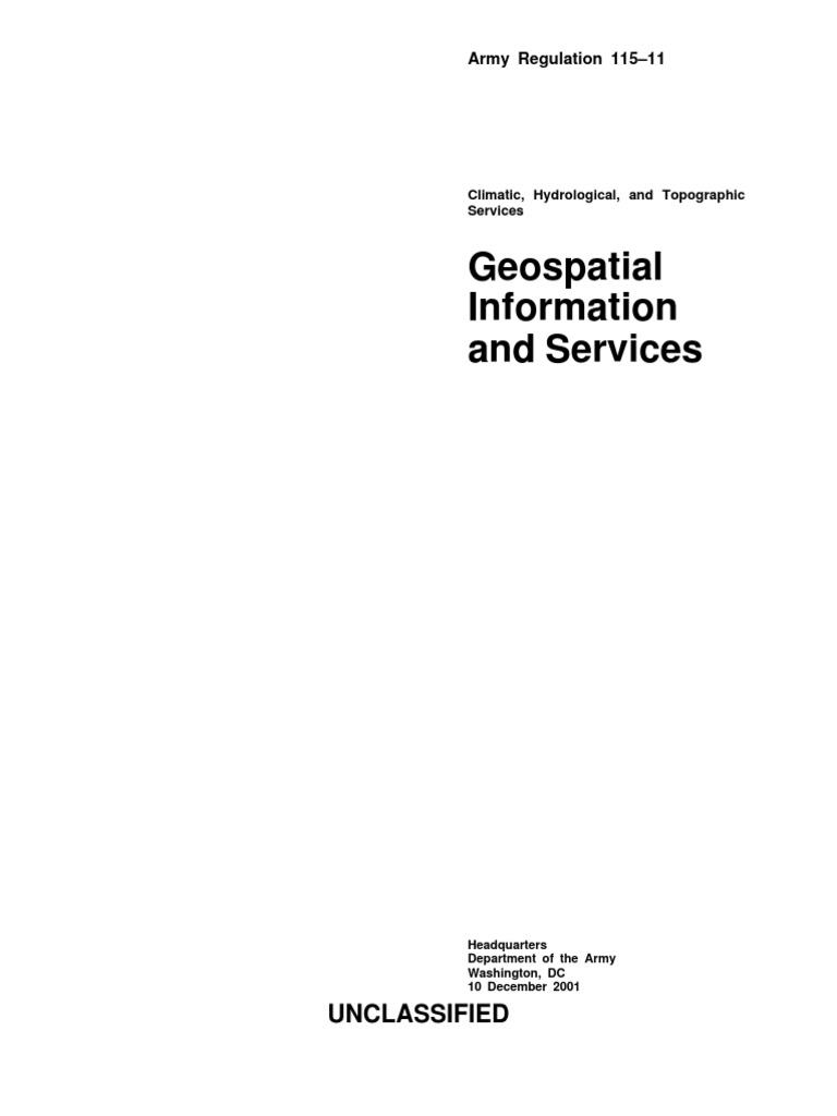 Geospatial Information and Services Update | PDF | United States ...